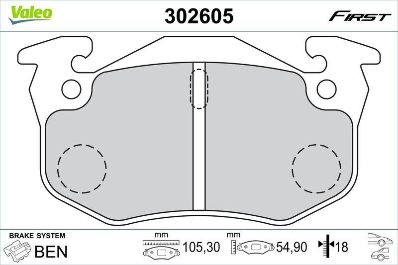 VALEO 302605 SBB-Satz First