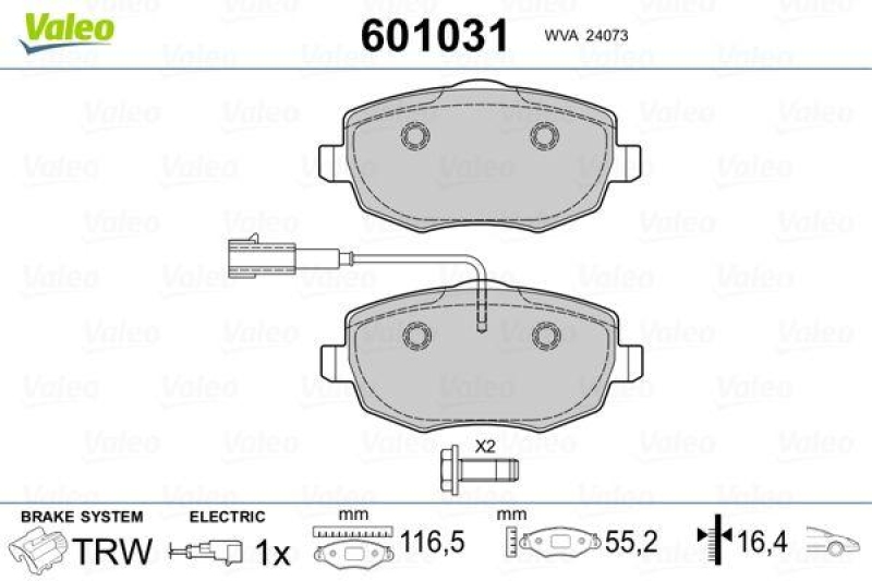 VALEO 601031 SBB-Satz PREMIUM