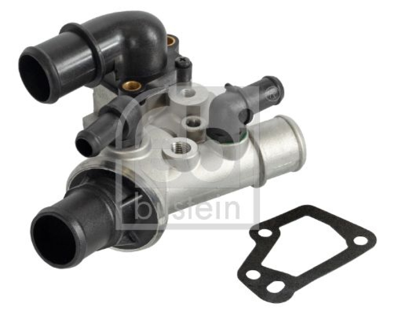 FEBI BILSTEIN 47929 Thermostat mit Gehäuse und Dichtung für Fiat