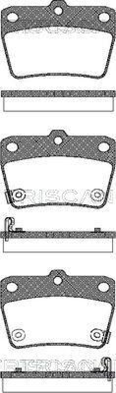 TRISCAN 8110 13025 Bremsbelag Hinten für Toyota Rav4