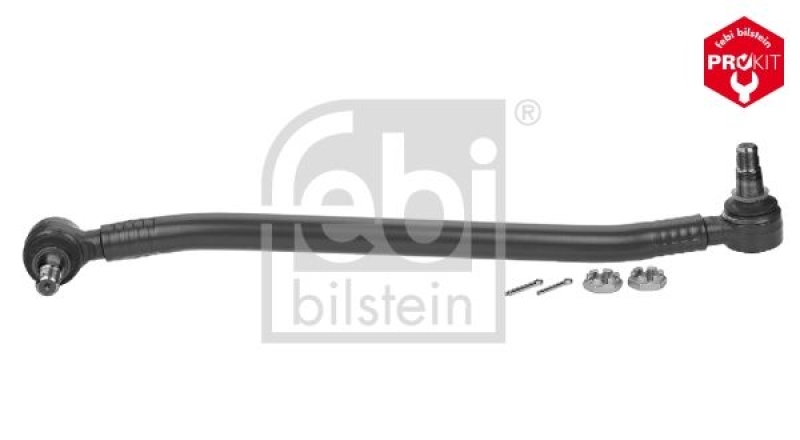 FEBI BILSTEIN 15240 Lenkstange mit Kronenmuttern und Splinten f&uuml;r Iveco