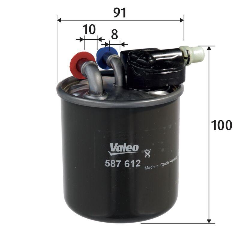 VALEO 587612 Kraftstofffilter, Diesel