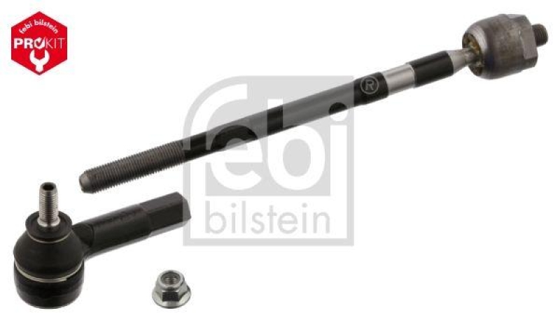 FEBI BILSTEIN 37715 Spurstange mit Endstück und Sicherungsmutter für Ford