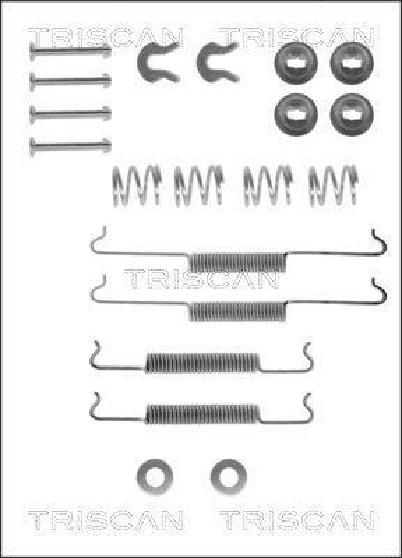 TRISCAN 8105 292338 Montagesatz F. Bremsbacken für Vw 1200/1300