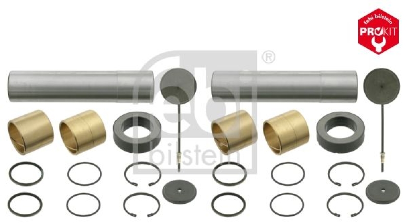 FEBI BILSTEIN 06016 Achsschenkelbolzensatz mit Drucklager, Doppelsatz für Mercedes-Benz