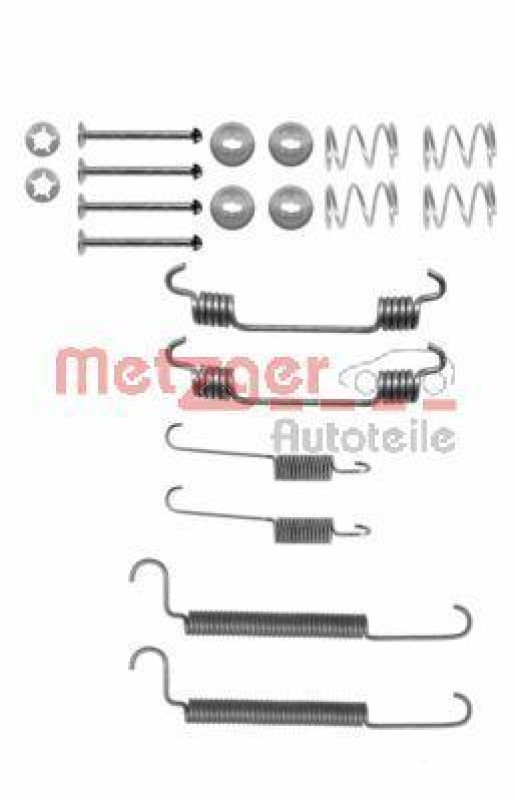 METZGER 105-0766 Zubehörsatz, Bremsbacken für OPEL