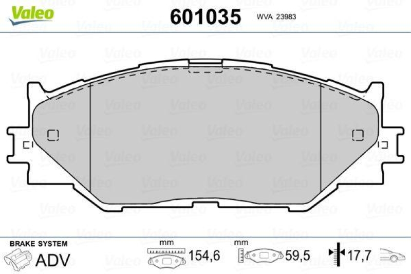 VALEO 601035 SBB-Satz PREMIUM