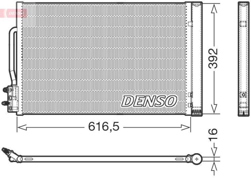 DENSO DCN20049 Kondensator A/C OPEL INSIGNIA (B) 2.0 CDTI (17-)