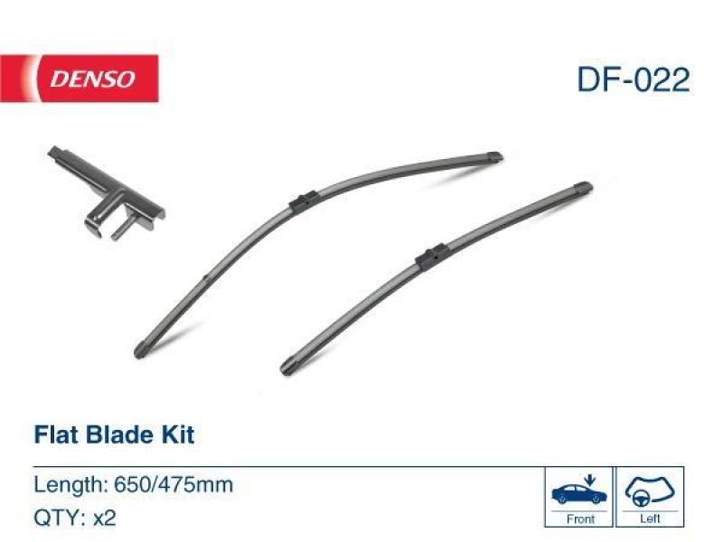 DENSO DF-022 Wischer Flat Blade Kit FORD C-MAX (07-)