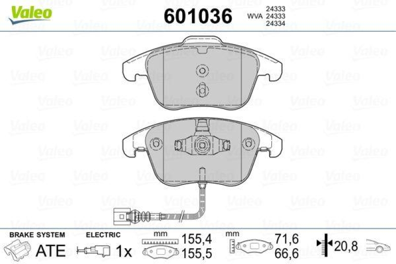 VALEO 601036 SBB-Satz PREMIUM