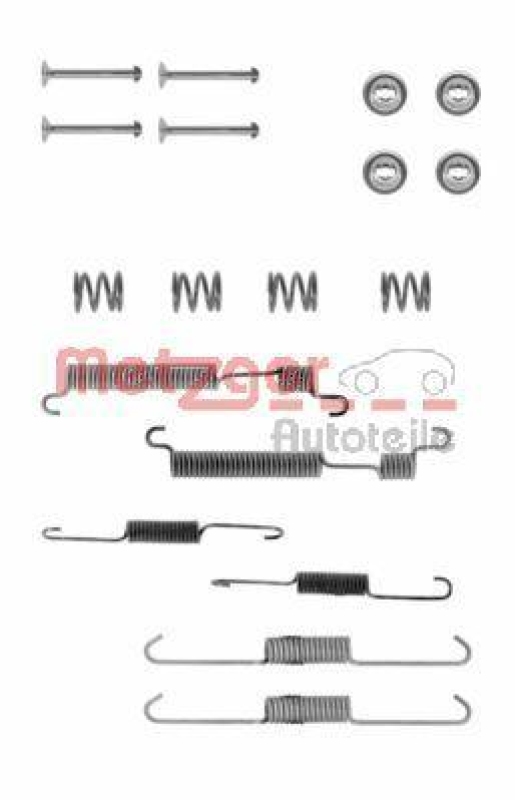 METZGER 105-0770 Zubeh&ouml;rsatz, Bremsbacken f&uuml;r HYUNDAI