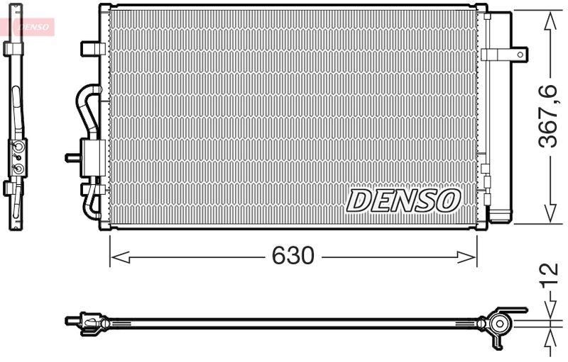 DENSO DCN20050 Kondensator A/C OPEL AMPERA-E (F17) EV150 (17-19)