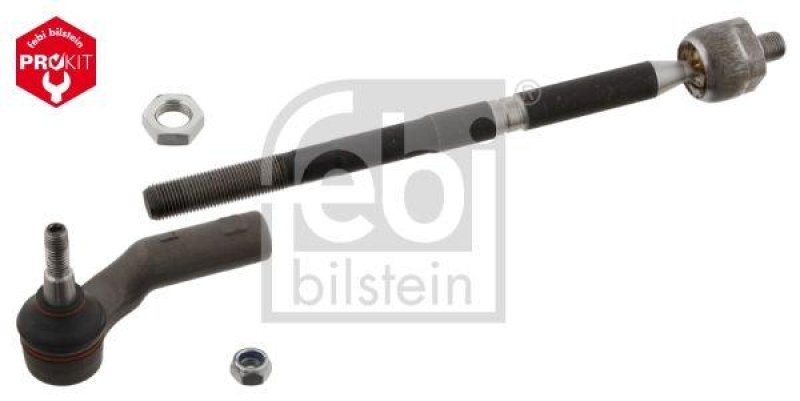 FEBI BILSTEIN 37729 Spurstange mit Endstück, Mutter und Sicherungsmutter für Ford