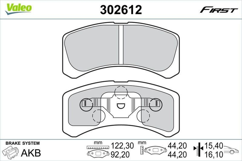 VALEO 302612 SBB-Satz - FIRST