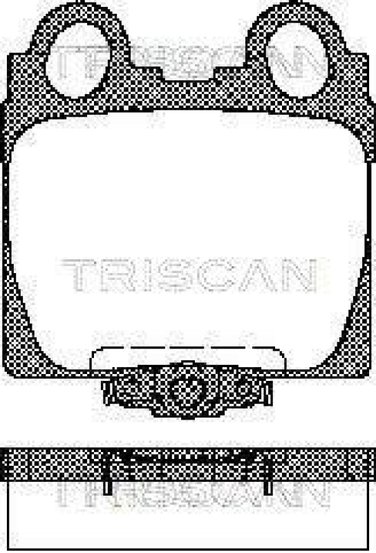 TRISCAN 8110 13042 Bremsbelag Hinten für Lexus