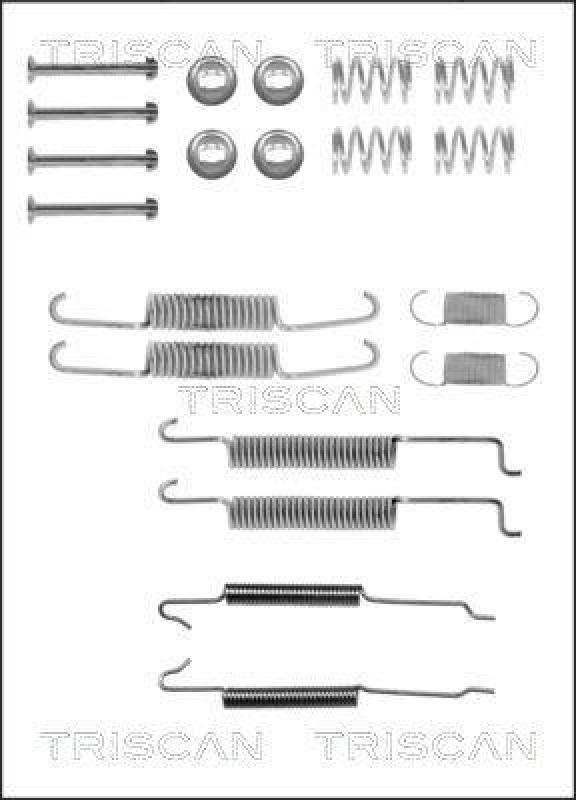 TRISCAN 8105 292547 Montagesatz F. Bremsbacken für Vw