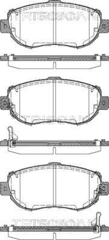 TRISCAN 8110 13044 Bremsbelag Vorne für Lexus