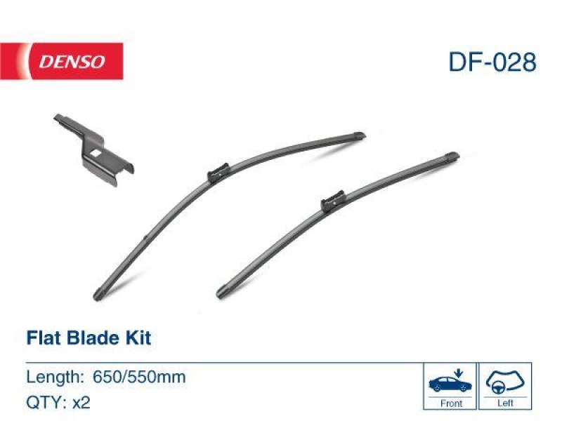 DENSO DF-028 Wischer Flat Blade Kit Diverse Hersteller