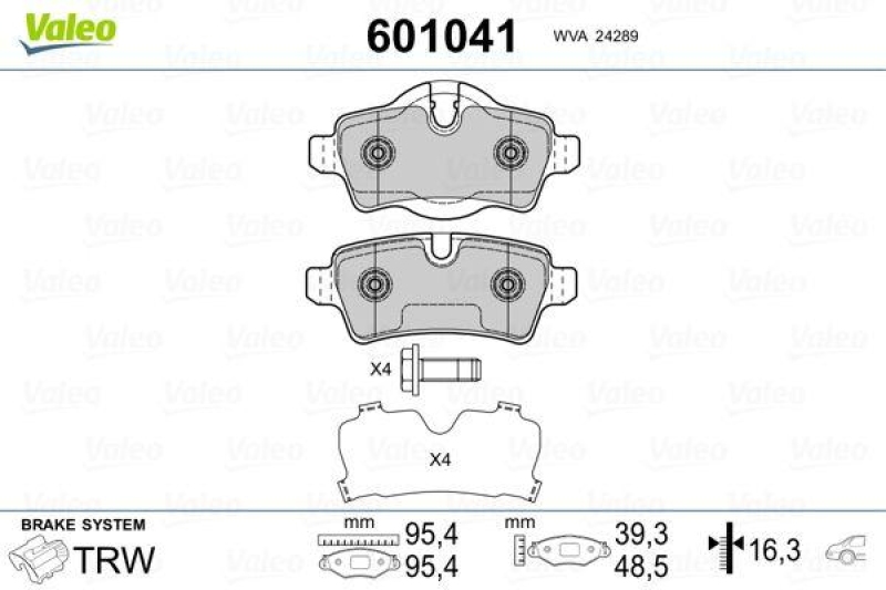 VALEO 601041 SBB-Satz PREMIUM