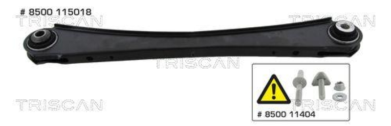 TRISCAN 8500 115018 Querlenker Hinterachse für Bmw X3 / X4 Serie