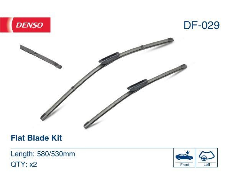 DENSO DF-029 Wischer Flat Blade Kit Diverse Hersteller