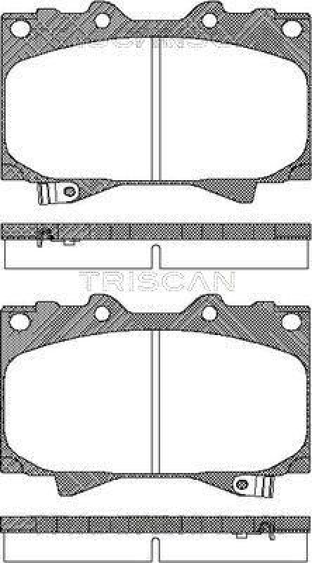 TRISCAN 8110 13048 Bremsbelag Vorne für Toyota Landcruiser