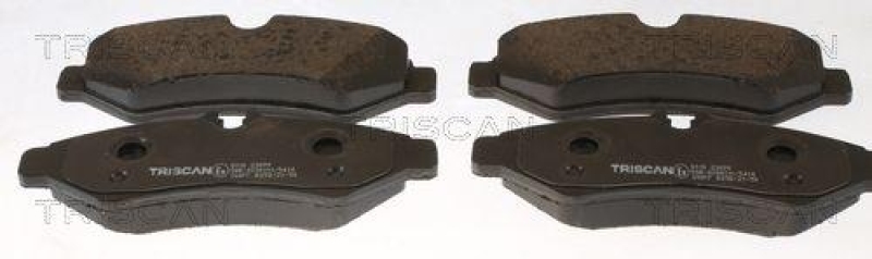 TRISCAN 8110 23099 Bremsbelag Hinten für Mercedes