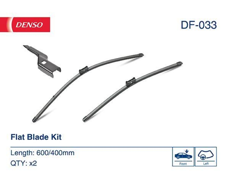 DENSO DF-033 Wischer Flat Blade Kit Diverse Hersteller