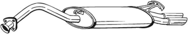 BOSAL 278-147 Endschalldämpfer