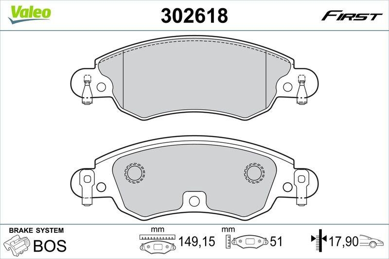 VALEO 302618 SBB-Satz - FIRST