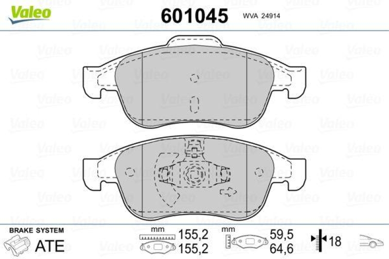 VALEO 601045 SBB-Satz PREMIUM