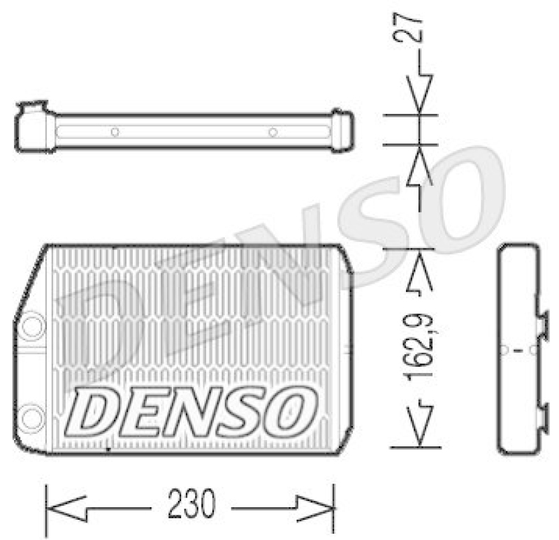 DENSO DRR09034 Wärmetauscher FIAT Ducato (inkl. O-Ring-KIT)