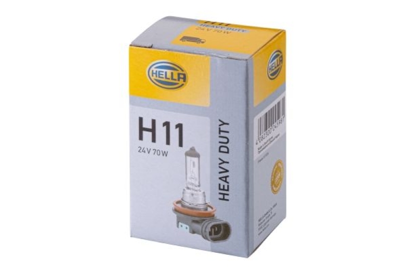 HELLA 8GH 008 358-241 Glühleuchte 24V H11 PGJ19-2