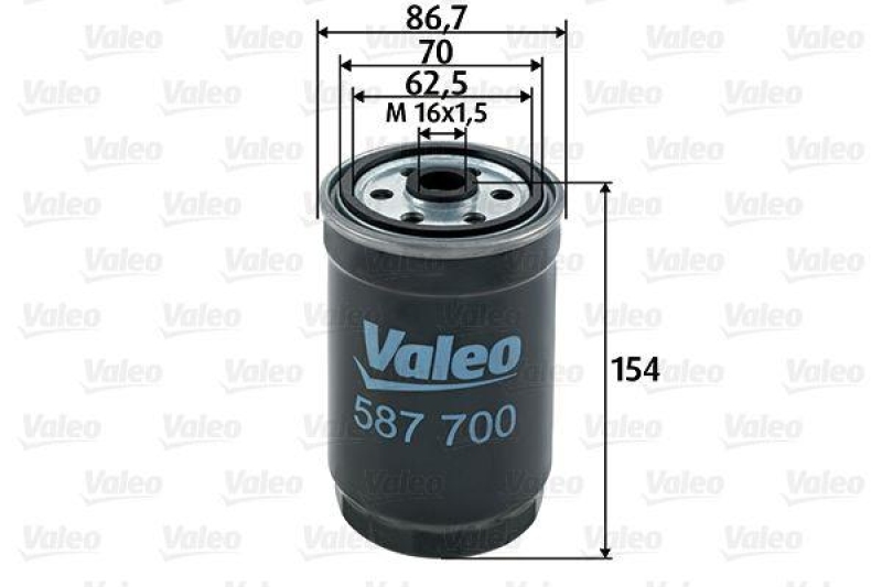 VALEO 587700 Kraftstofffilter, Diesel