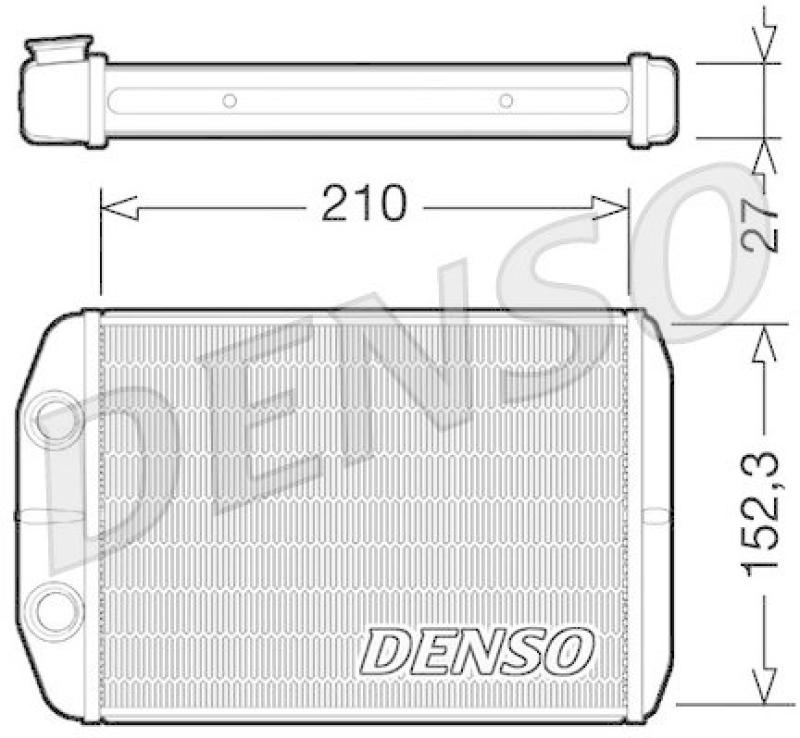 DENSO DRR09073 Wärmetauscher FIAT BRAVO (06-)