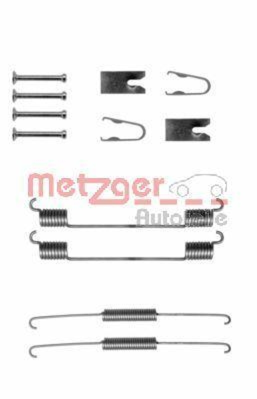 METZGER 105-0781 Zubehörsatz, Bremsbacken für FIAT