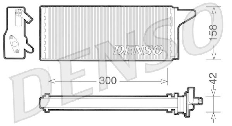 DENSO DRR12001 Wärmetauscher IVECO DAILY I (78-)