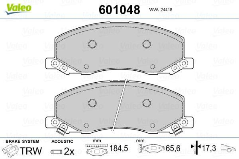 VALEO 601048 SBB-Satz PREMIUM