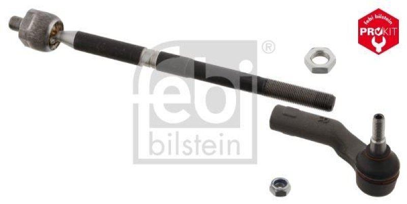 FEBI BILSTEIN 37730 Spurstange mit Endstück, Mutter und Sicherungsmutter für Ford