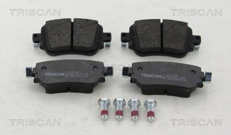 TRISCAN 8110 29176 Bremsbelag Hinten für Skoda Octavia