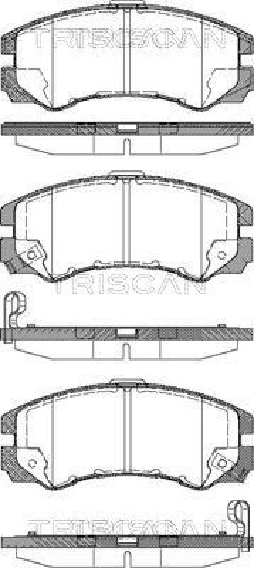 TRISCAN 8110 24010 Bremsbelag Vorne für Opel Frontera