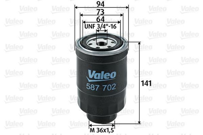 VALEO 587702 Kraftstofffilter, Diesel