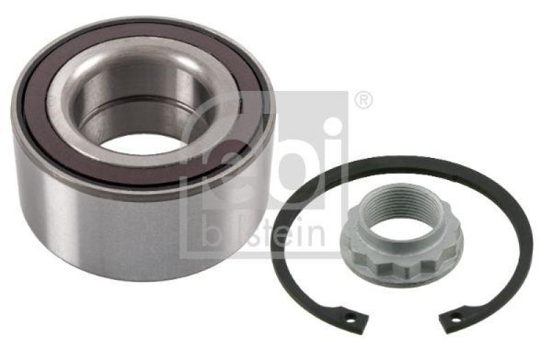 FEBI BILSTEIN 26314 Radlagersatz mit ABS-Impulsring, Achsmutter und Sicherungsring für BMW