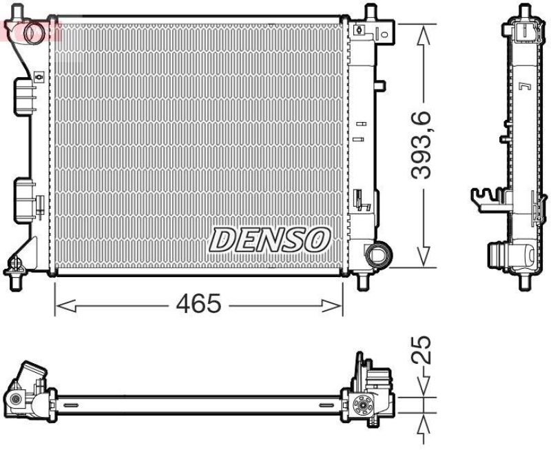 DENSO DRM43016 Kühler HYUNDAI i30 (GD) 1.6 CRDi (11-16)