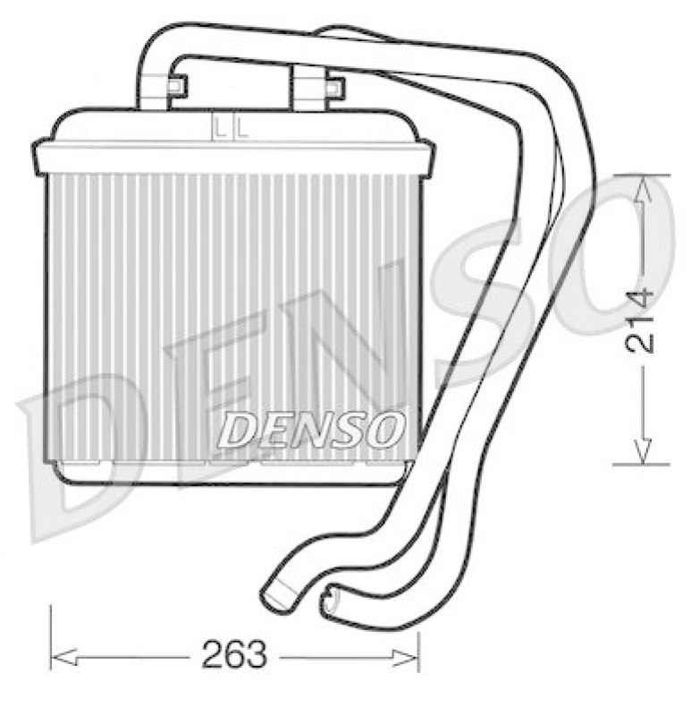 DENSO DRR12004 Wärmetauscher IVECO Daily S 2000 (99-01) (all)