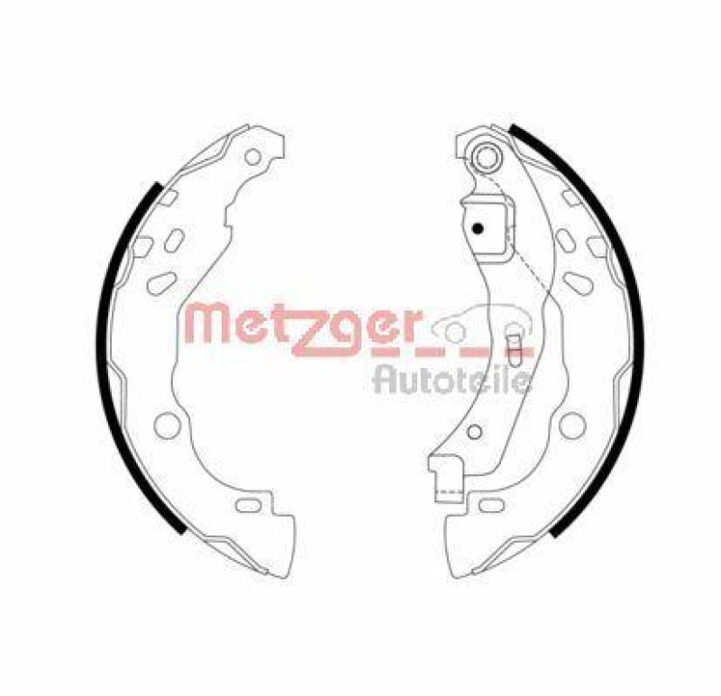 METZGER MG 968 Bremsbackensatz