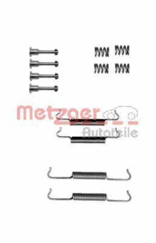 METZGER 105-0793 Zubehörsatz, Feststellbremsbacken für CITROEN/FIAT/PEUGEOT