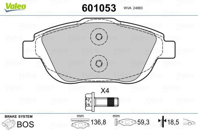 VALEO 601053 SBB-Satz PREMIUM