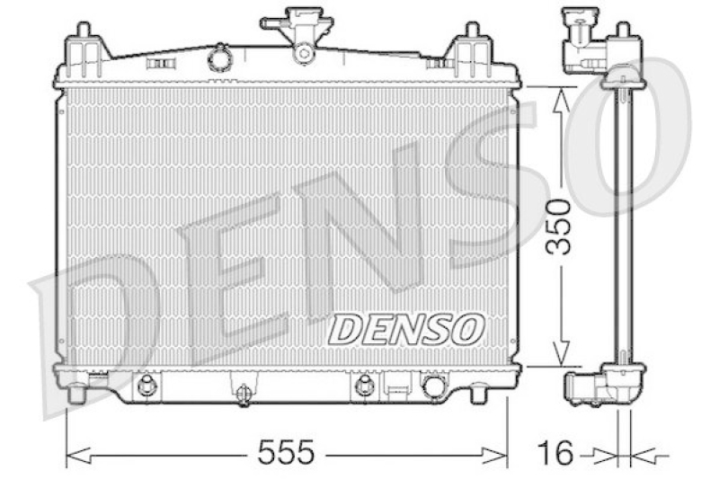 DENSO DRM44018 Kühler MAZDA 2 (DE) 1.3 (2007 - )