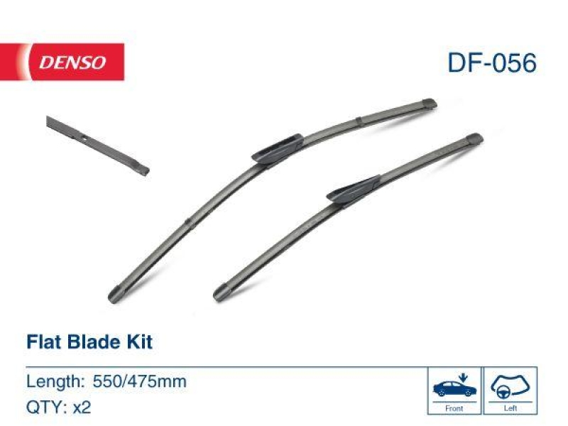 DENSO DF-056 Wischer Flat Blade Kit DACIA SANDERO II TCe 90 (15- )